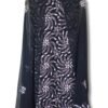 Black Crinkle Chiffon Gota Work Unstitched 2-Piece Suit