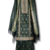 Dark Green Susi Embroidered 3-Piece Unstitched Suit