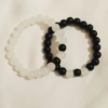 White and Black Duo Bracelet Set