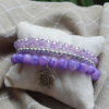Lavender Bracelet Set of 3