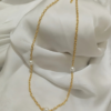 Pearls and Golden Chain Necklace