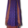 Purplish Susi Embroidered Bore Work Two Tone Unstitched 3Pc Suit