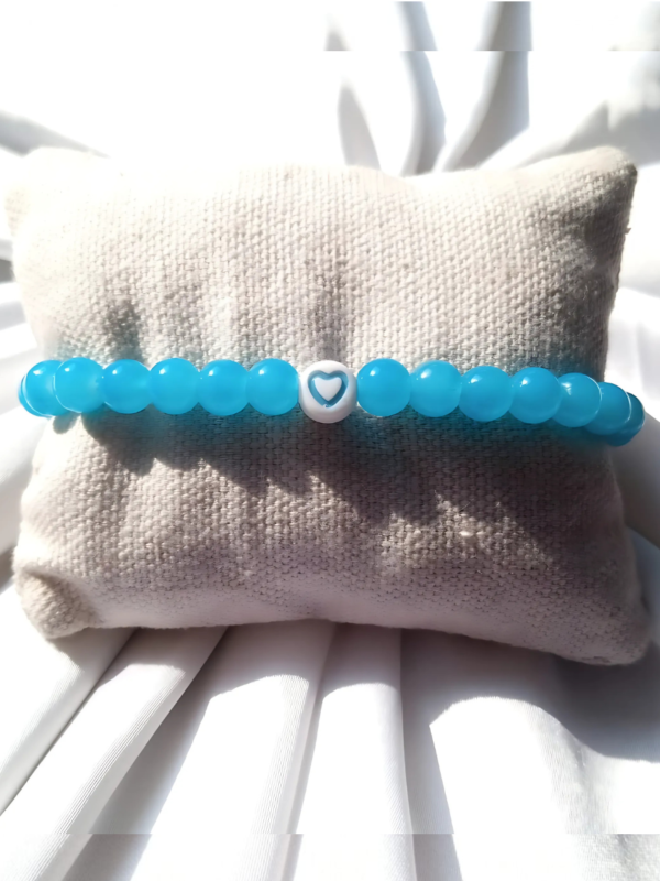Blue Bracelet With Blue Heart
