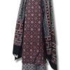 Deep Maroon Classic Ajrak 3-PC