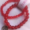 Maroon Set of 2 with Charm