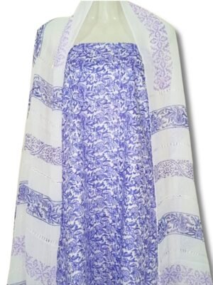 Purple Block Print Suit