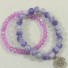 Purple Set of 2 With Charm