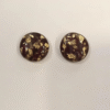 Resin Crushed Rose Studs