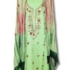 Spring Echo – Light Green Embroidered